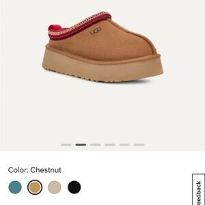 Tazz UGG Platform Slippers in Chestnut